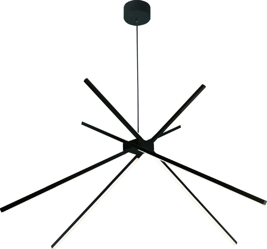 MaxLight Spider lampa wisząca 1x33W LED czarna P0412