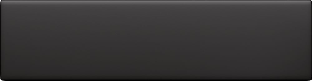 Tubądzin Masovia Nero Matt płytka ścienna 29,8x7,8 cm czarna