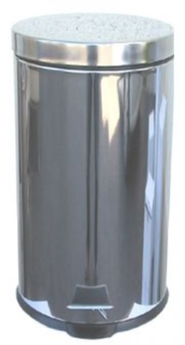 Merida Klasik kosz na śmieci 20 l pedałowy błyszczący KIP411