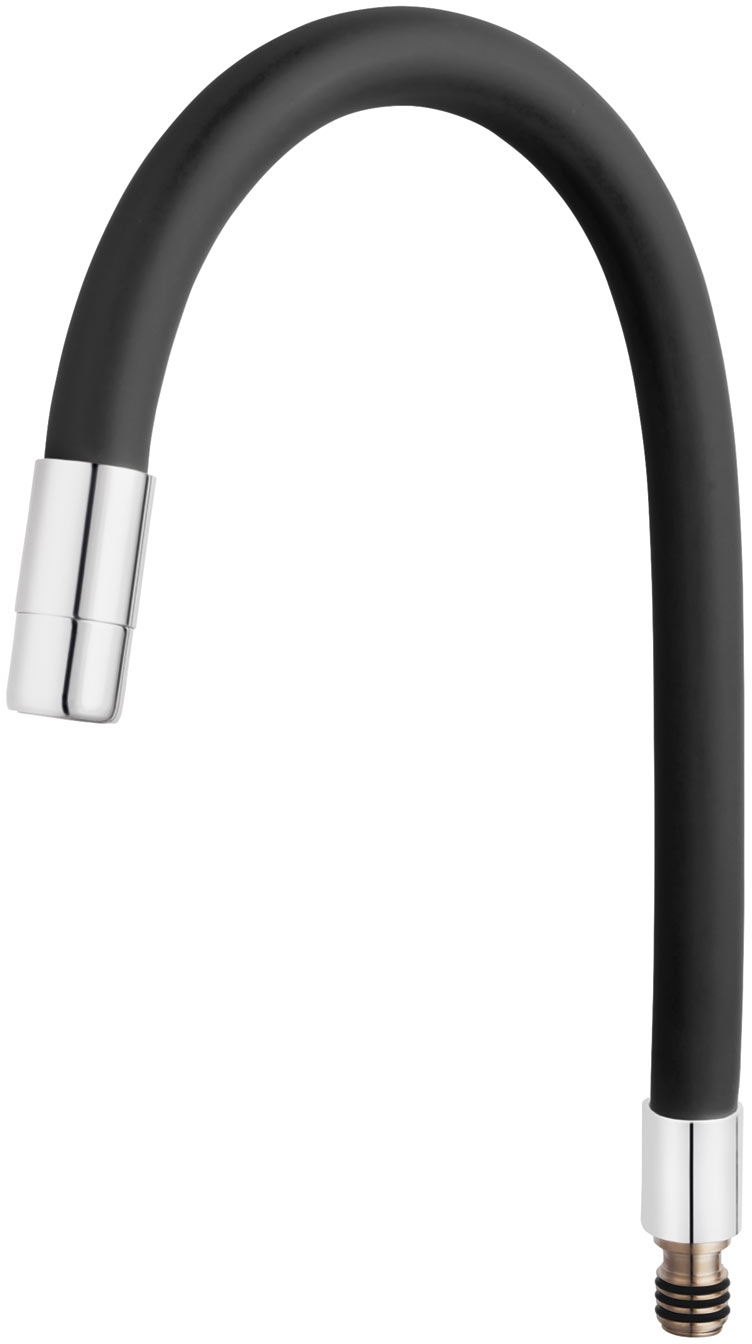 Ferro Elastico wylewka do baterii kuchennej czarna W100B-B - Wysyłka w 24h