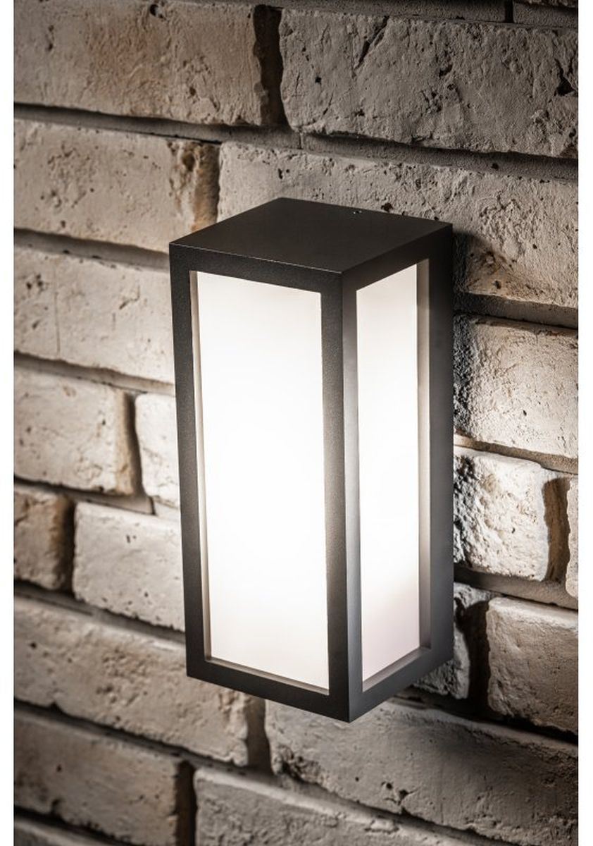 GTV Vasti kinkiet zewnętrzny 1x12 W grafitowy OS-VASE27G-30