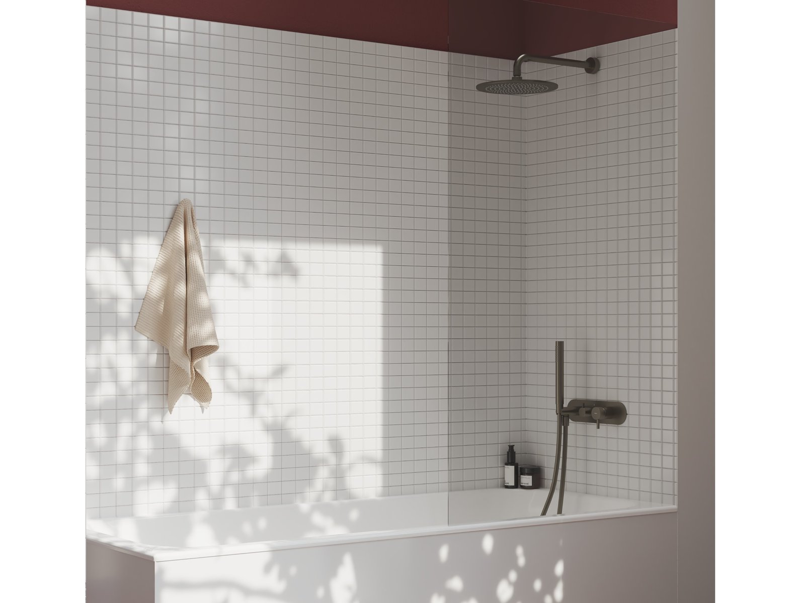 Ravak Espirit bateria wannowo-prysznicowa podtynkowa grafitowa X070319