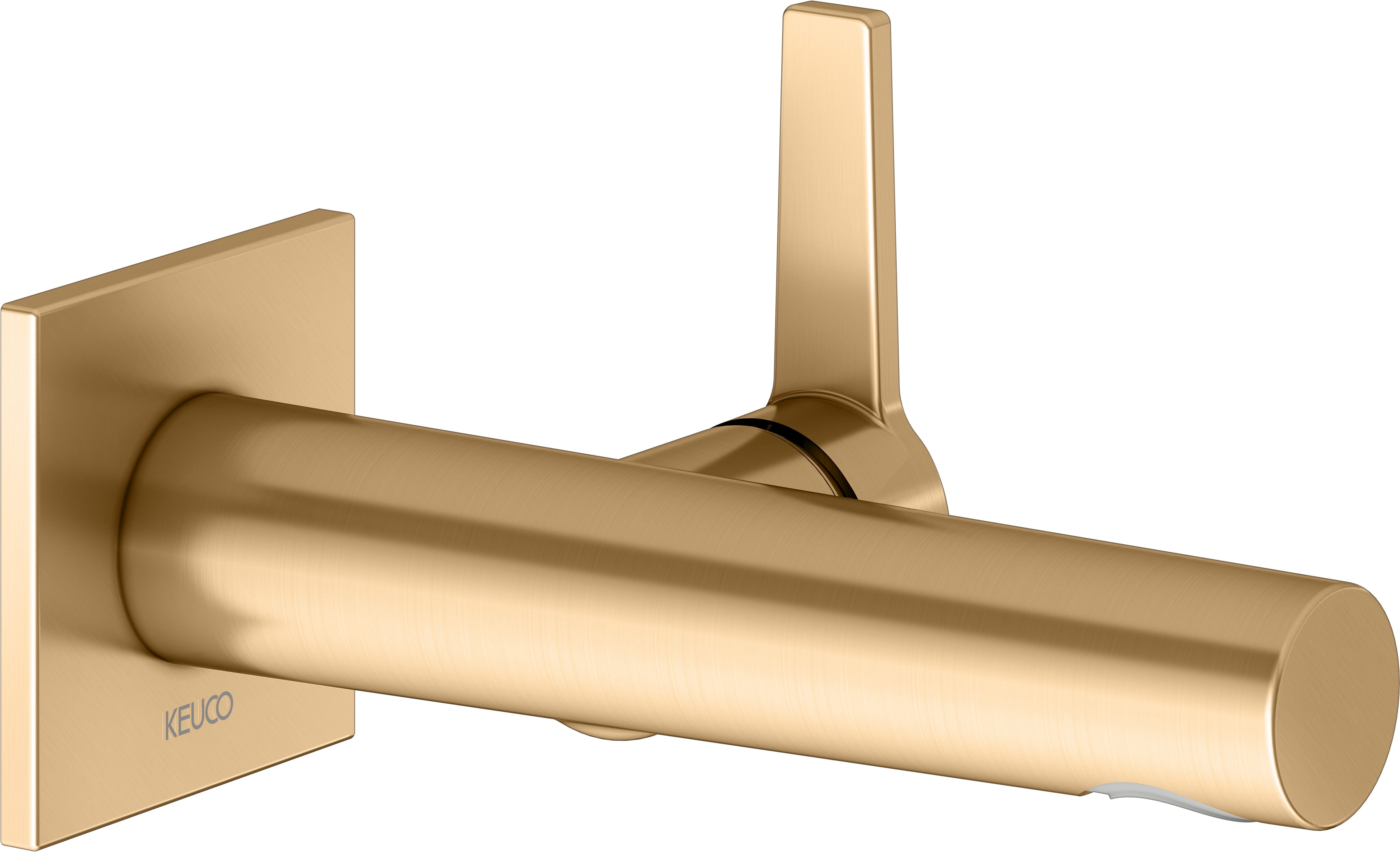 Keuco Edition 11 bateria umywalkowa podtynkowa mosiądz szczotkowany 51116250302