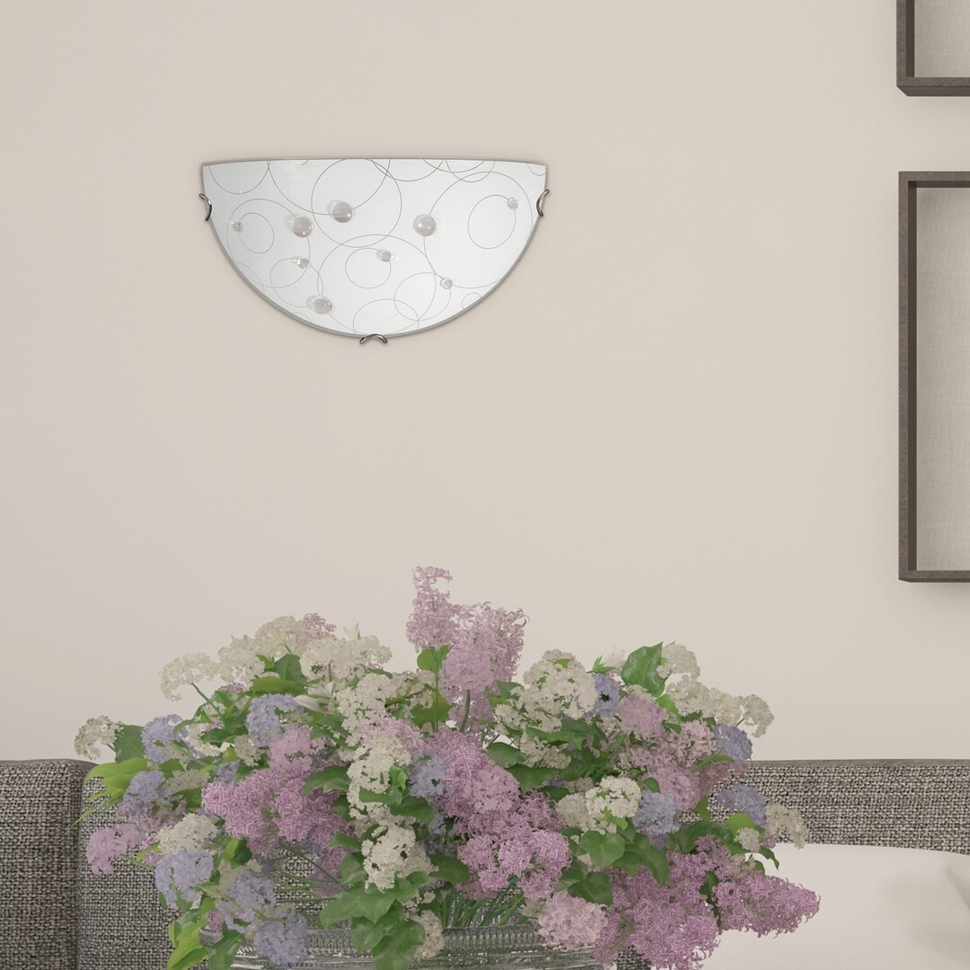 Rabalux Jolly kinkiet 1x60 W biały-wzór 1960