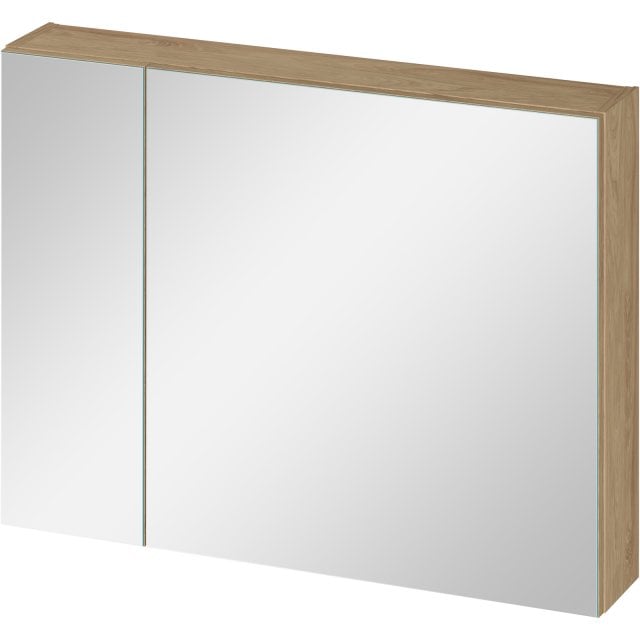 CERSANIT Szafka łazienkowa wisząca z lustrem OVIDA 80 dąb hikora DSM