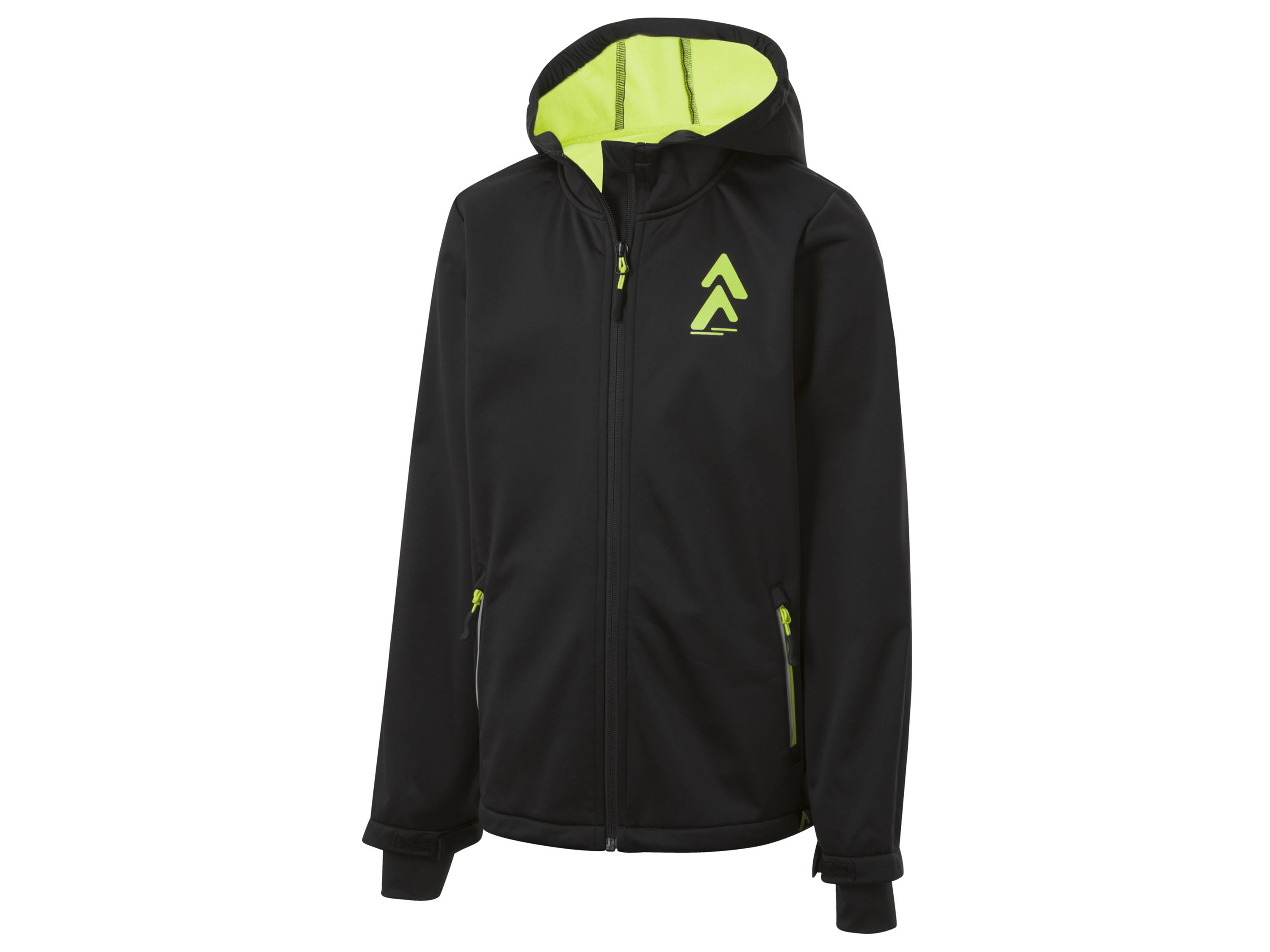 Crivit Kurtka softshell dziecięca Czarny, 146/152