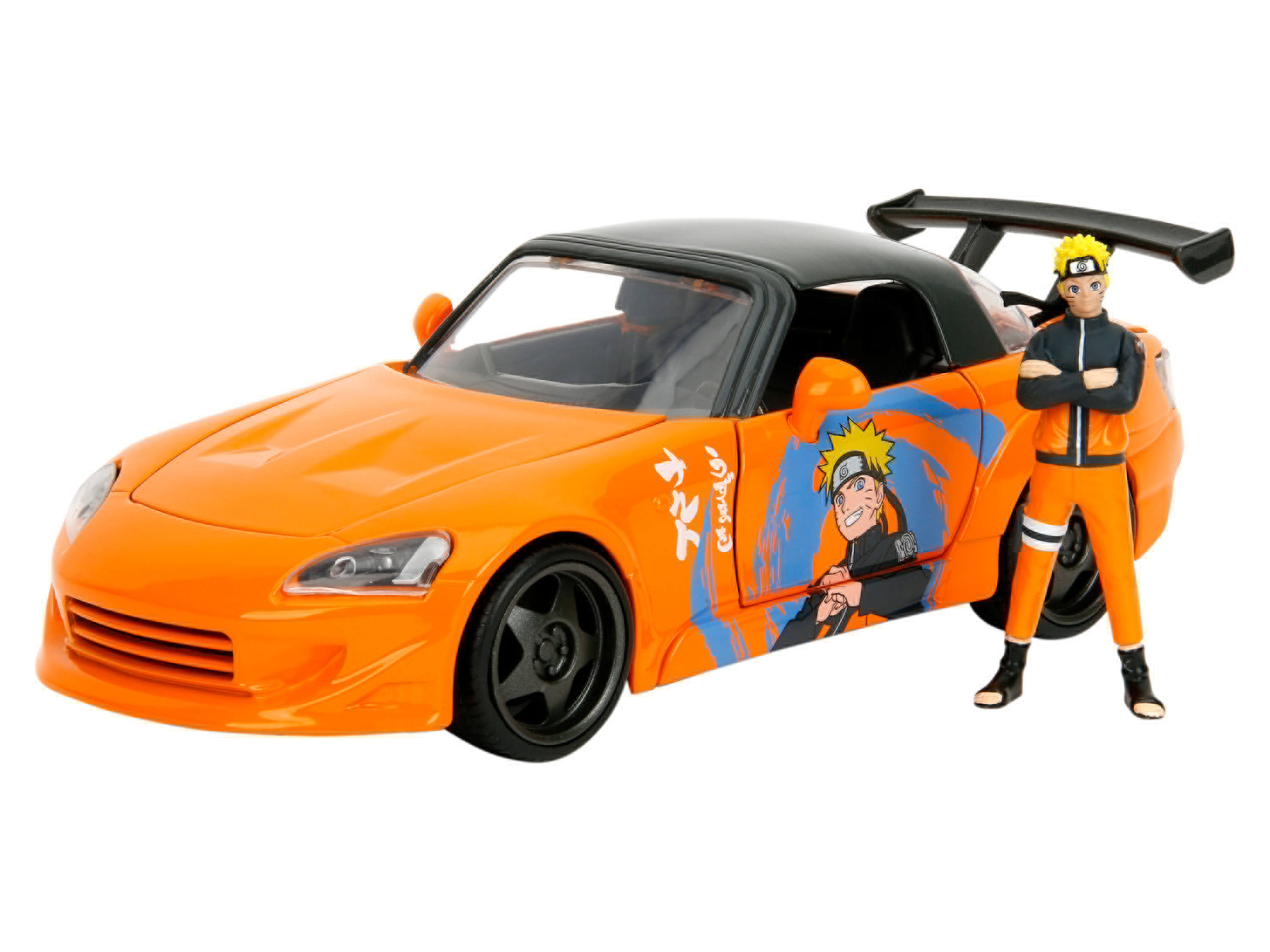 Jada Model samochodu Naruto, figurka, skala 1:24 Hondę S2000 z 2001 roku