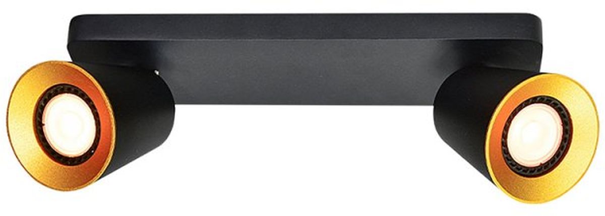 Darmowa Dostawa - Lampa podsufitowa 2x20 W czarna GTV Elli OSELLI2GU1010DEC