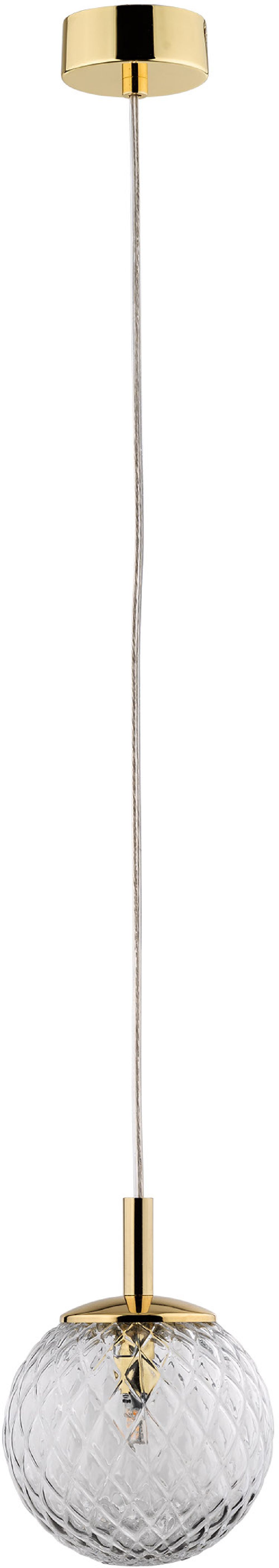 Darmowa Dostawa - Lampa wisząca 1x8 W złota TK Lighting Cadix 759