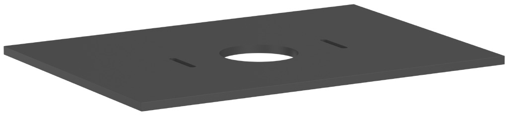 Darmowa Dostawa - Blat naszafkowy 78x55 cm szary Hansgrohe Xilesa E 54275760