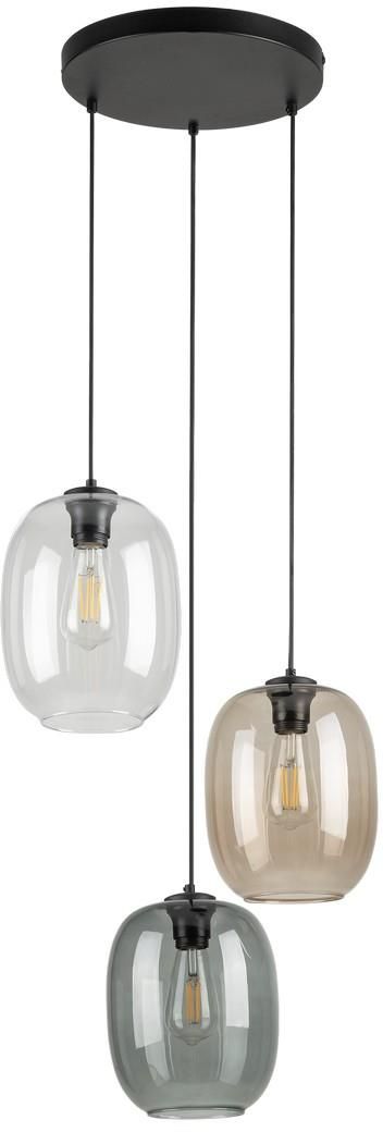 Darmowa Dostawa - Lampa wisząca 3x15 W czarny TK Lighting Elio 5973