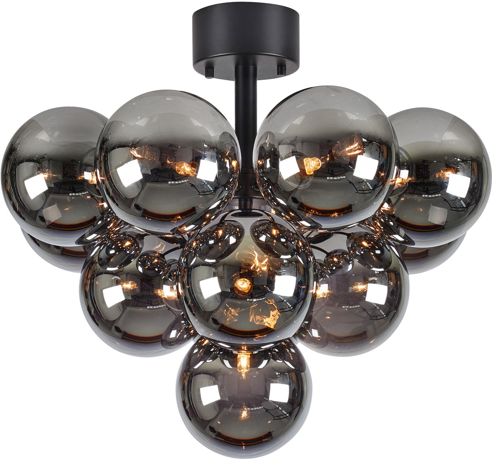 Darmowa Dostawa - Lampa wisząca x18 W czarna-przydymiona Markslöjd Merlot 108845