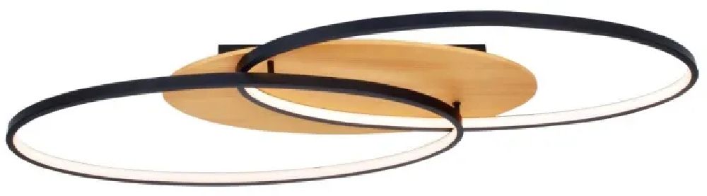 Darmowa Dostawa - Lampa podsufitowa 2x24 W czarna Italux Poraso PLF9343924WWO