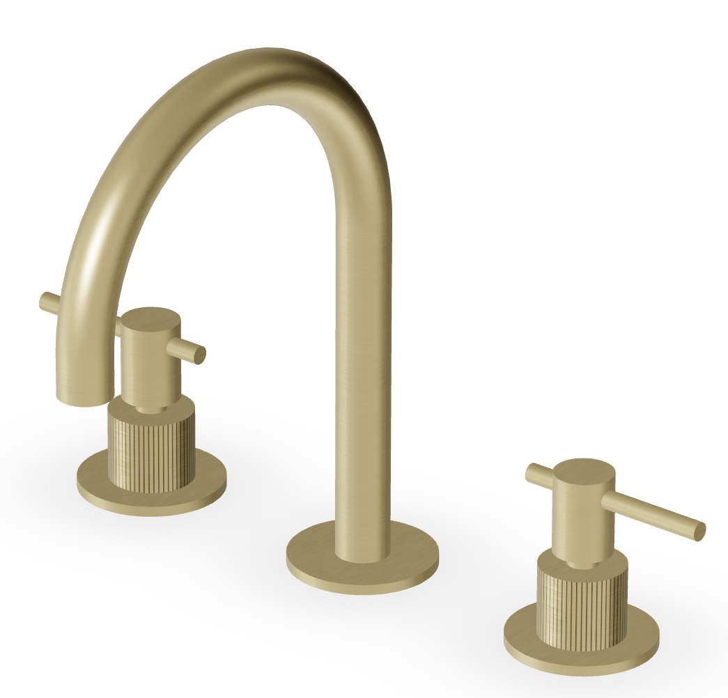 Darmowa Dostawa - Bateria umywalkowa stojąca złota Zucchetti Helm ZHL515XP31G2