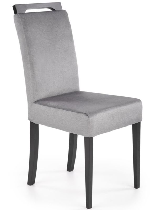 Krzesło Halmar tapicerowane CLARION 2 VELVET szare 1 szt