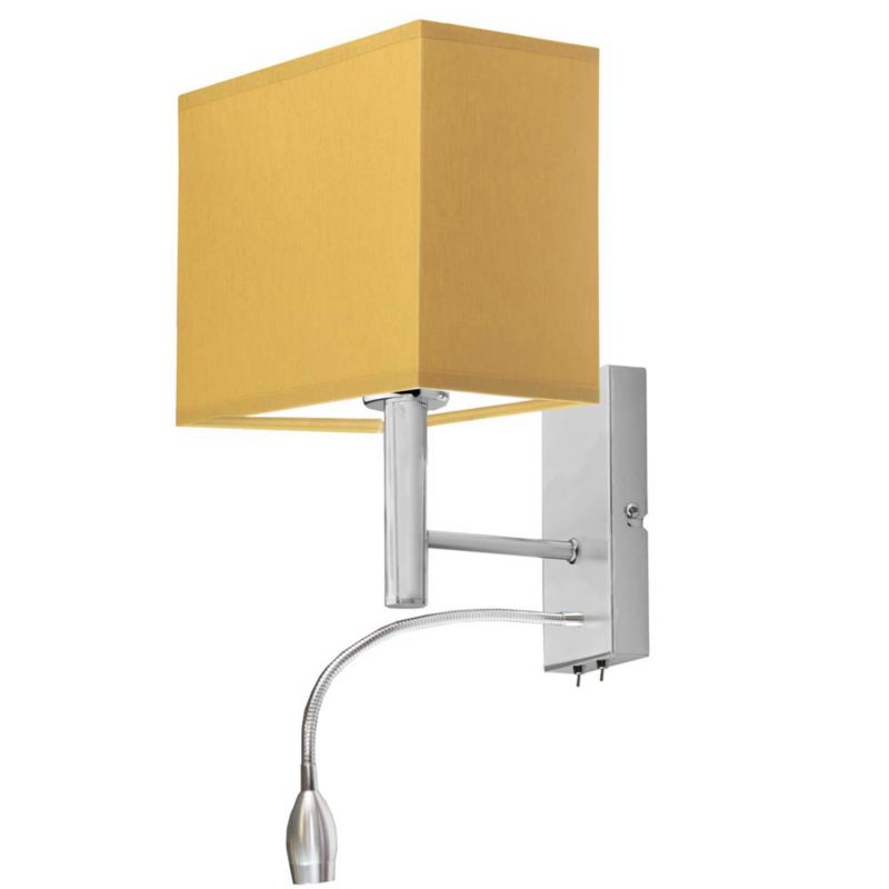 Kinkiet Volta Light Factory Grand Musztardowy Abażur 1xE27 1szt.