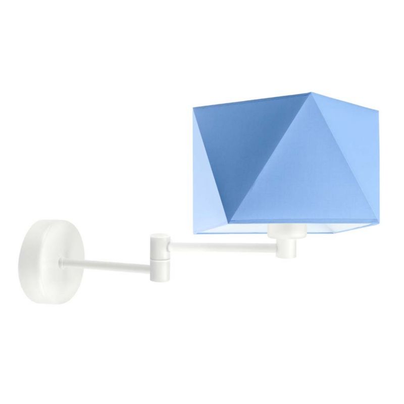 Kinkiet Volta Light Factory Burne Biały/Niebieski Abażur 1xE27 1szt.