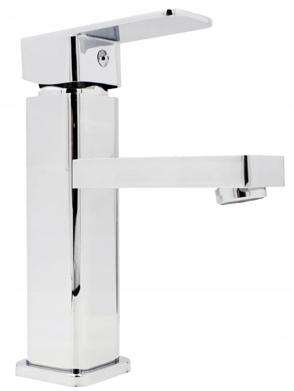 Bateria Umywalkowa Kwadratowa Granitan Caro Niska Chrom 1 szt.