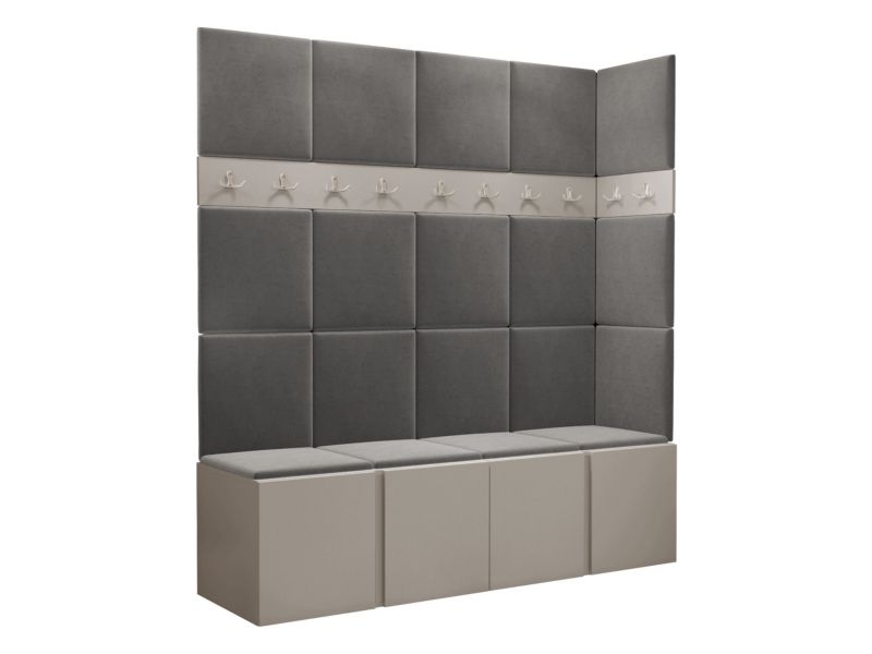 Garderoba MIRJAN 24 Orion II kaszmir + szary 1 kpl.