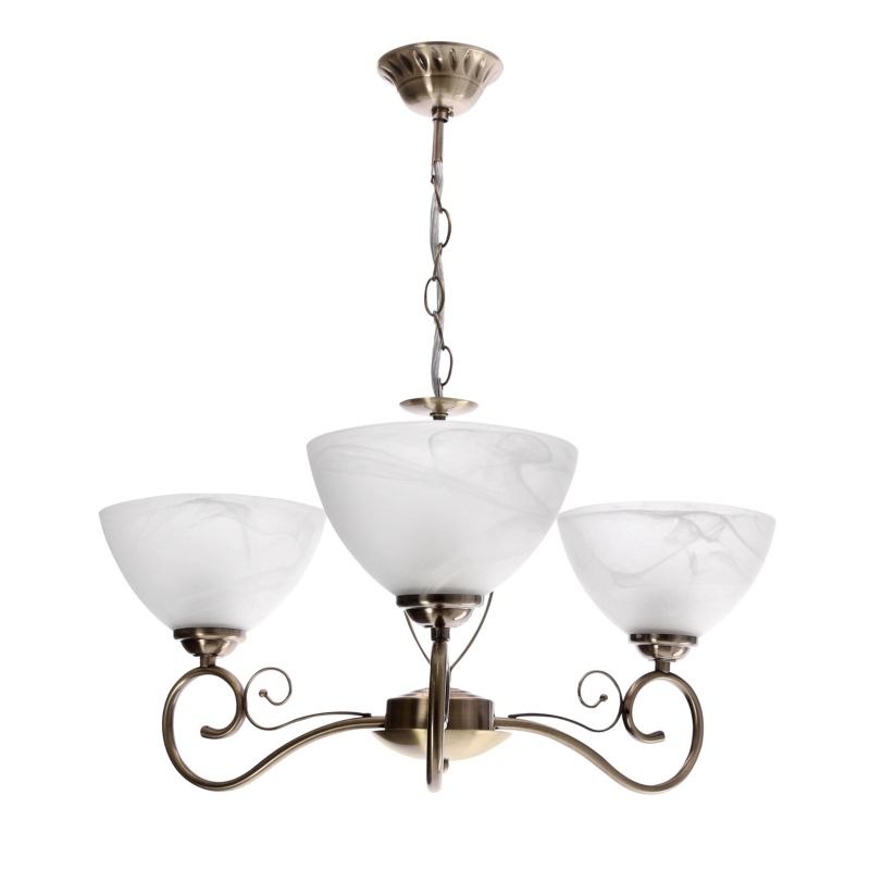 Lampa wisząca Candellux Lighting Horizon 3 x E27 patyna