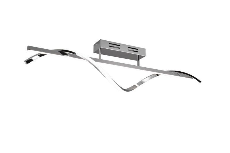 Lampa sufitowa wisząca RL Isabel 1371 chromowana biała nowoczesna wbudowany LED 26W 1 szt.