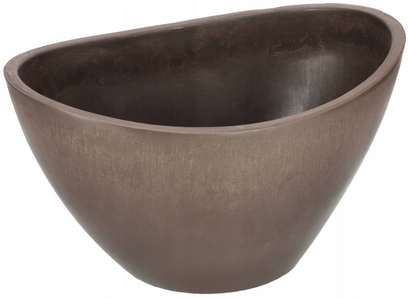 Doniczka kompozytowa KOTARBAU łódka brązowa 1 szt.