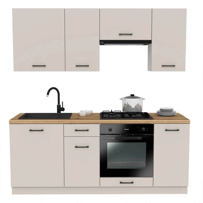 Meble Mebel Elite Kuchenne Zestaw Mebli Na Wymiar Modułowe Kaszmir MODERN 200 1 kpl.