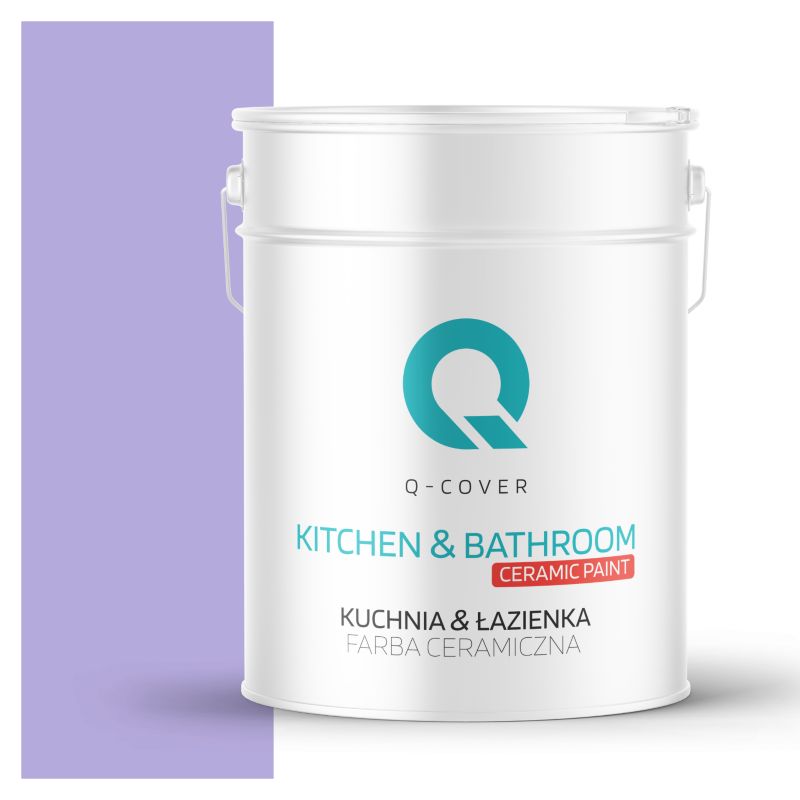 Farba Ceramiczna Kuchnia & Łazienka Q-Cover Wrzosowy H2743 Głęboki Mat 10L