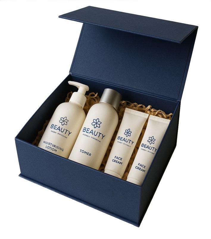 Pudełko Magnatyczne Neopak Granatowe 330x330x150mm Eleganckie Pudełko Ozdobne 1 szt.