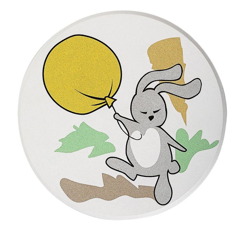 Kinkiet ścienny Rabalux Hopply multikolor do pokoju dziecka LED 9W 3000/4000/6500K 800lm IP20 wym: 12 x 12 x 4,7 cm - 1 szt.