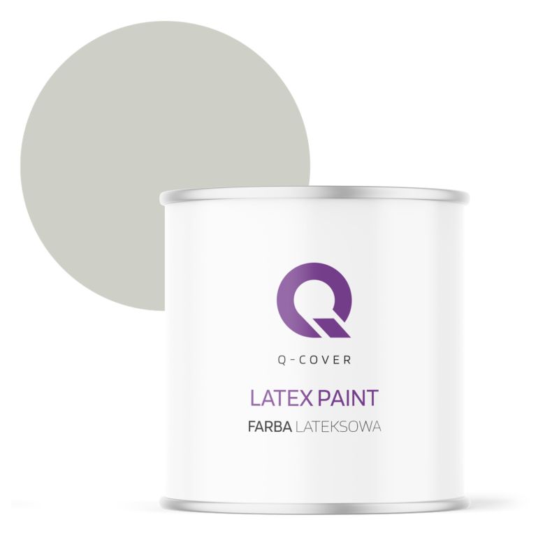 Farba Lateksowa Do Ścian i Sufitów Q-Cover Khaki jasny H1762 Głęboki Mat 2L