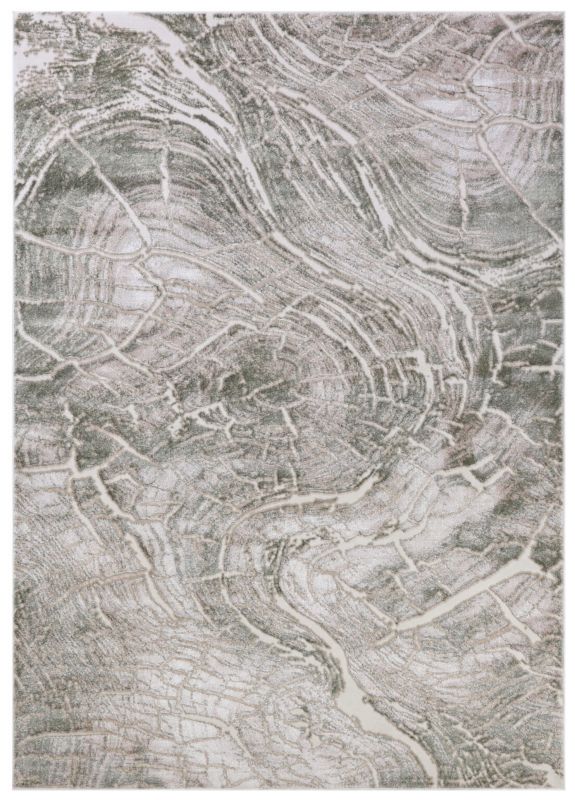 Dywan Wewnętrzny Teramo Verde Prostokątny Mazovia 160x230cm Beżowy Motyw Abstrakcyjny 1 szt.