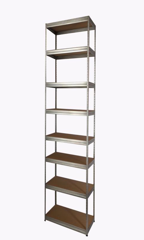 Regał metalowy MODO24 magazynowy ocynkowany helios 270x50x50cm 8 półek po 175 kg 1 szt.