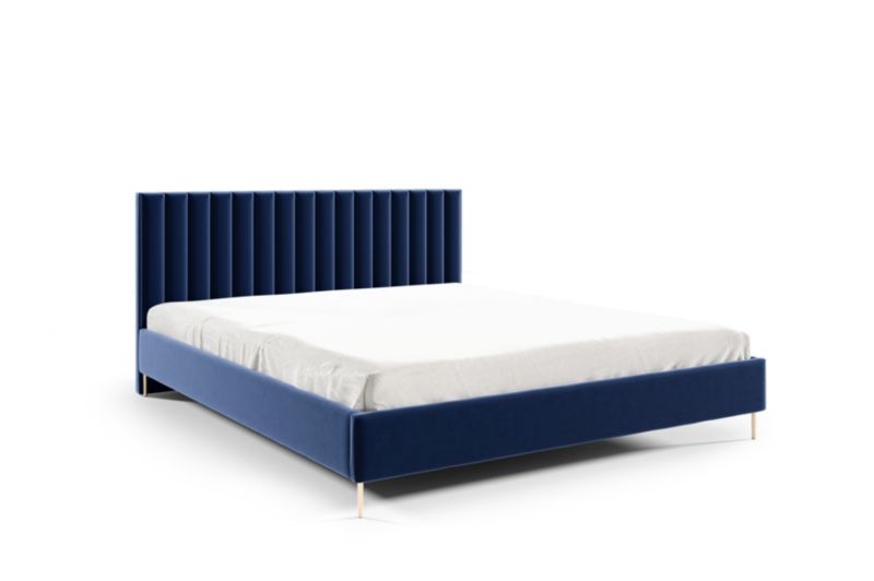 Łóżko SOFELLO tapicerowane LILLY 90X200 drewniany stelaż riviera81 1szt.