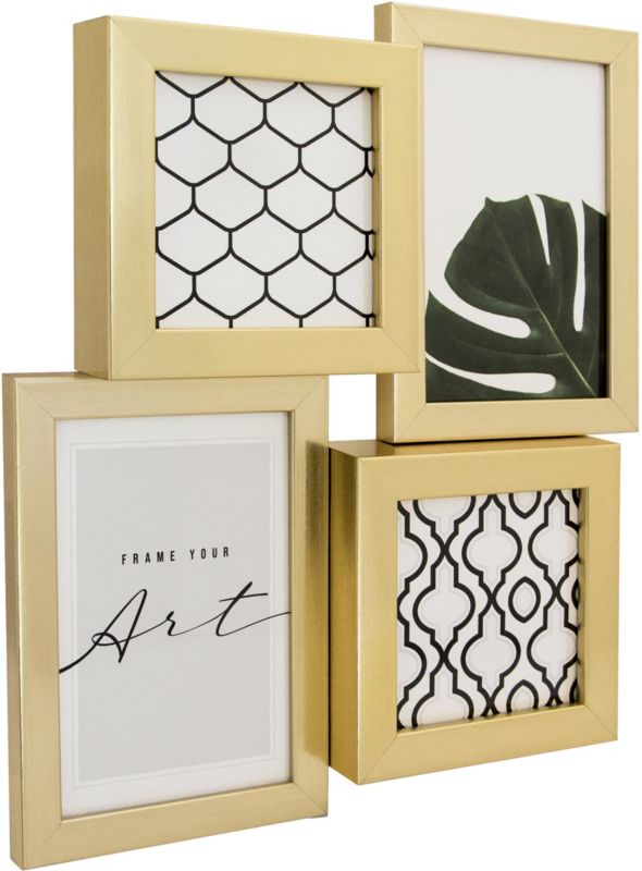 Galeria na zdjęcia 3D 2 x 10 x 10 cm + 2 x 10 x 15 cm złota