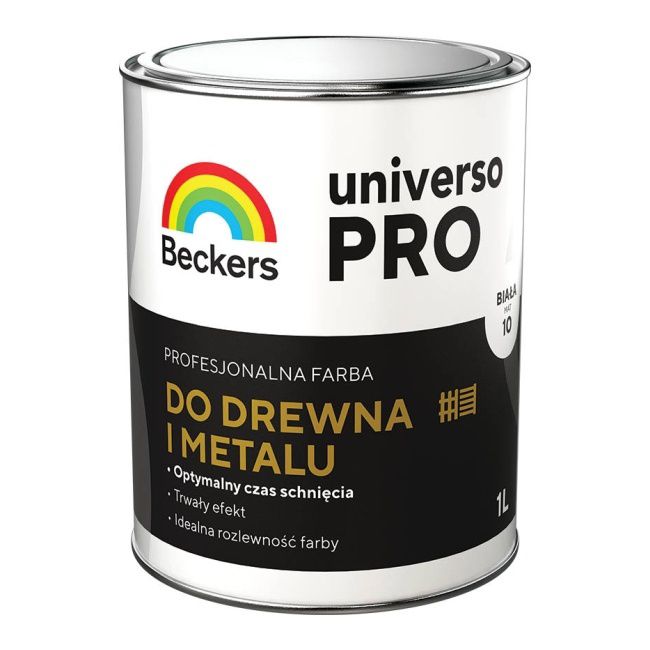 Emalia Beckers Universo Pro mat biały 1 l
