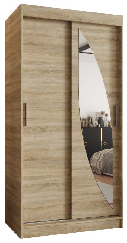 Szafa przesuwna Gardroba Abiks MILO 100 dąb sonoma 1 szt.