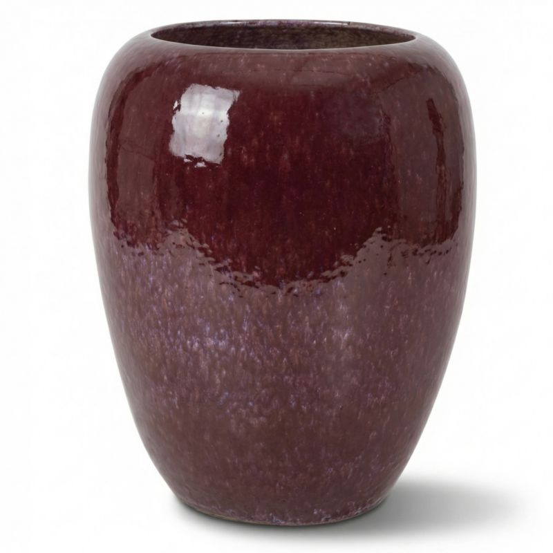 Doniczka ceramiczna Provencelia GALILEE szkliwiona mrozoodporna 50 x 60 cm Liliowy jesienny 1szt