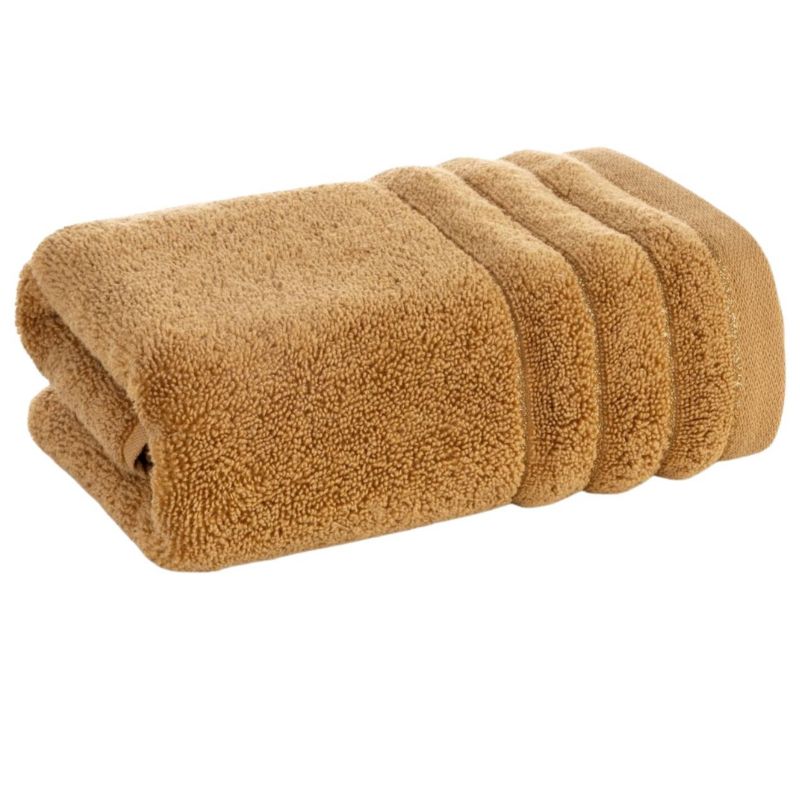 Ręcznik kąpielowy NADINE Eurofirany 50x90 cm musztardowy 1 szt.