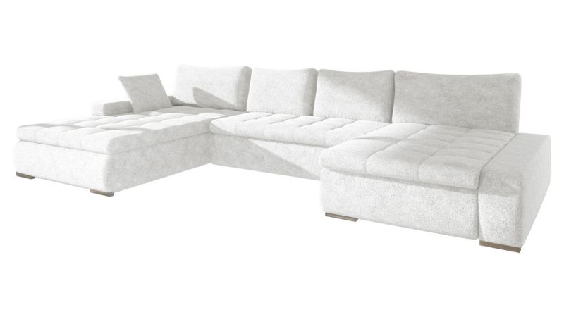 Narożnik z funkcją spania MIRJAN 24 Caro biały 1 szt.