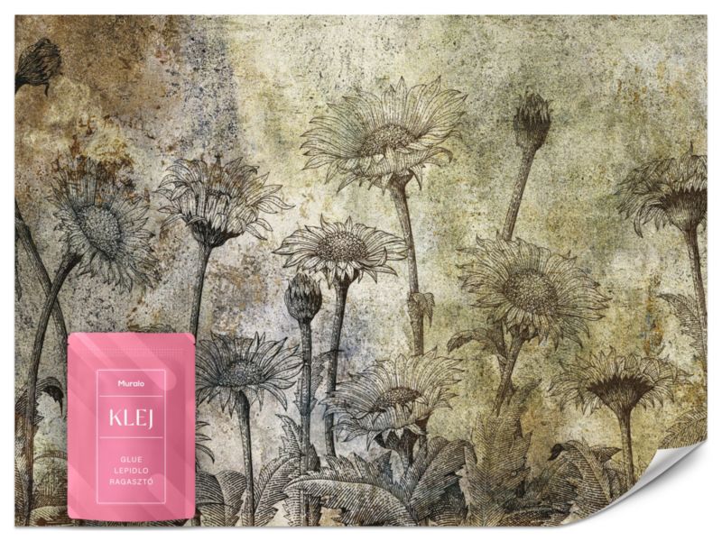 Fototapeta Muralo Abstrakcyjne Słoneczniki Natura 150x105 cm 1szt.