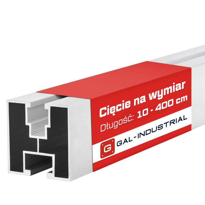 PROFIL MONTAŻOWY GAL-INDUSTRIAL PV DO PANELI SŁONECZNYCH SZYNA ALU SOLAR 340cm POD ŚRUBY S 1 szt.