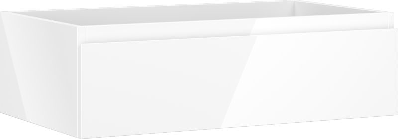 Szafka łazienkowa podumywalkowa Mexen Orio biała połysk 80 cm 1 szuflada 1 szt.