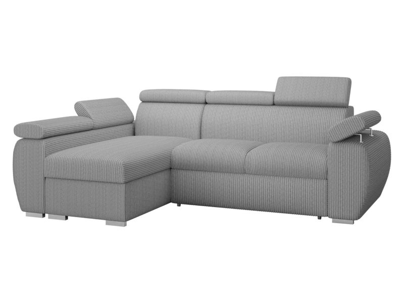 Narożnik z funkcją spania MIRJAN 24 Boston 2RLC lewy LC+2R jasny szary 1 szt.