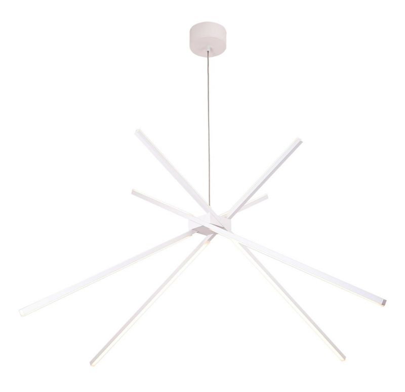 Lampa wisząca Maxlight Spider 4589 biała nowoczesna wbudowany LED 33W 1 szt.