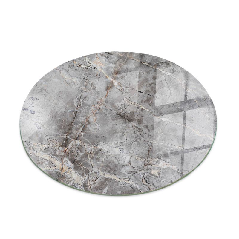 Blat Do Stolika ArtPrintCave fi90 cm Naturalny wzór marmuru Stolik Kawowy Salon Nowoczesny 1 szt.