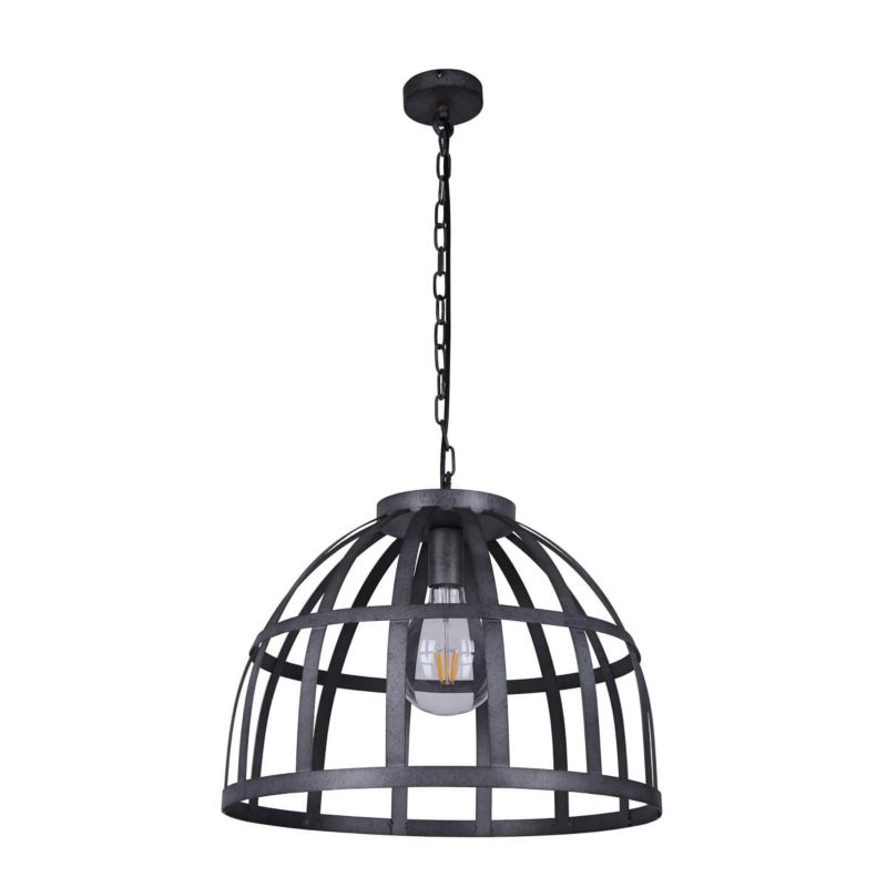 Lampa sufitowa wisząca Italux Calera 1752 czarna industrialna 1xE27 x 1 szt.