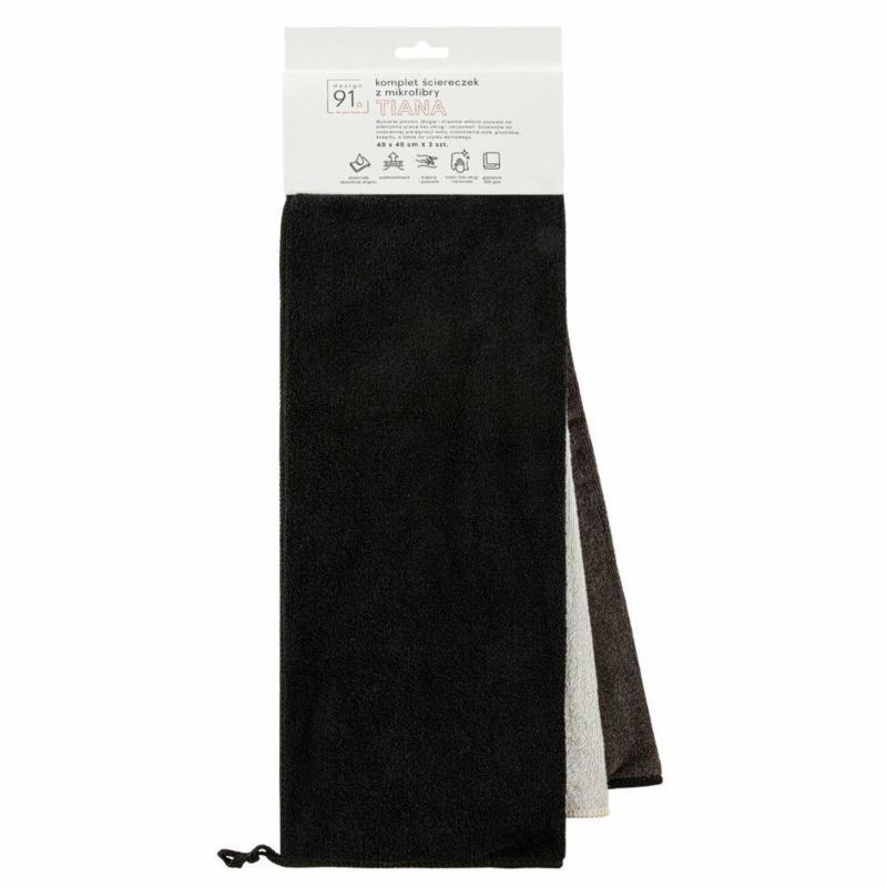 Zestaw ścierek TIANA/03 Eurofirany 40x40 cm kolorowe 3 szt.