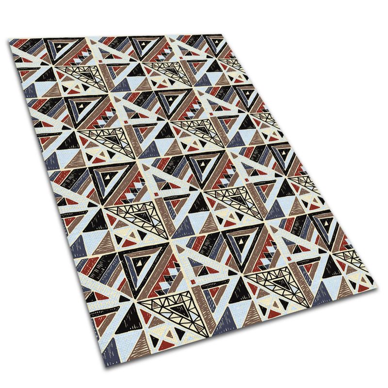 Dywan Zewnętrzny Tulup 60x90 cm Odporny Na Warunki Atmosferyczne Foremna mozaika 1 szt.