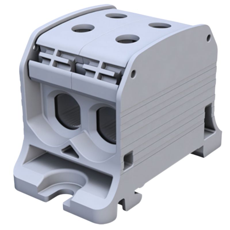 Złączka Szynowa Gwintowa Simet Simblock Al/Cu 4X50MM STB-50 Szara 1 Szt